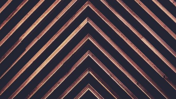 Texture Symmetry Wooden Wallpaper