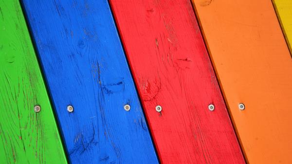 Texture Wooden Board Bright Wallpaper