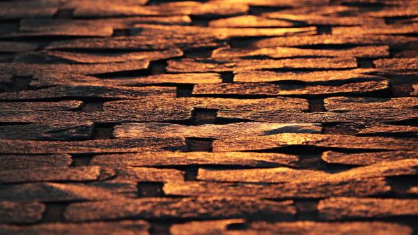 Tile Stones Light Wallpaper