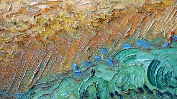 Vincent Van Gogh Wheat Field With Cypresses Wheat Fields Wallpaper