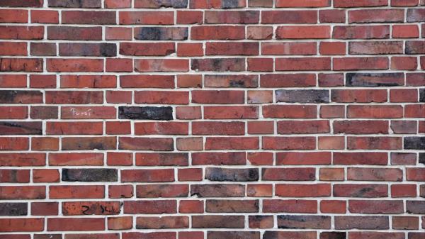 Wall Brick Red Wallpaper