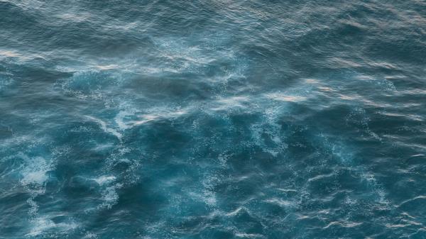 Waves Ripples Aerial View Wallpaper