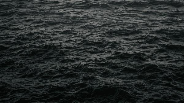 Waves Ripples Dark Wallpaper