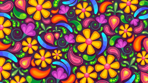 Flowers Art Colorful wallpaper
