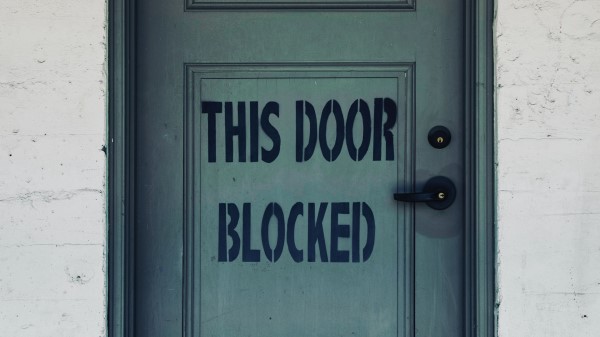 Door Blocked Words wallpaper