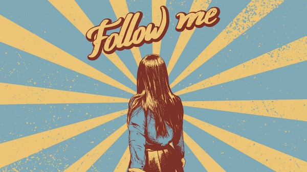 Follow Me Girl Hand wallpaper