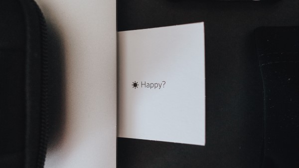 Happy Words Inscription wallpaper