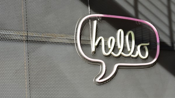 Inscription Mesh Wall wallpaper