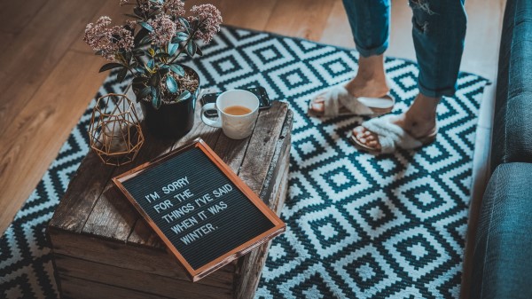 Inscription Table Frame Flowers Inspiration wallpaper