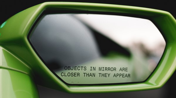 Mirror Inscription Car wallpaper
