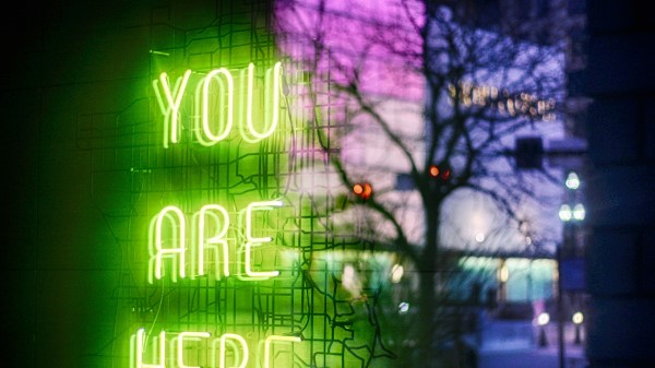 Neon Text Words wallpaper