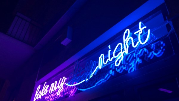 Night Inscription Neon wallpaper