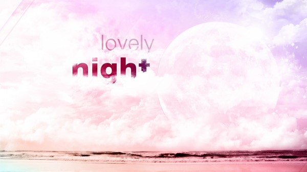 Night Text Abstractio wallpaper