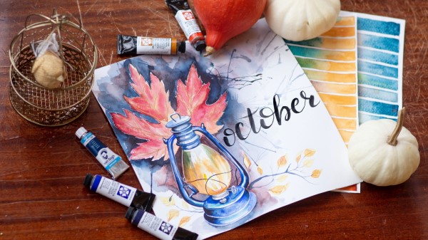 October Autumn Pumpkin wallpaper