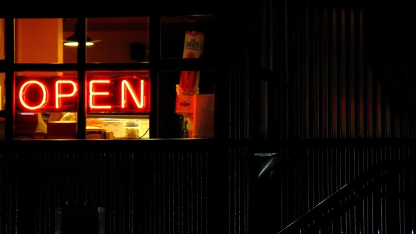 Open Neon Signature wallpaper