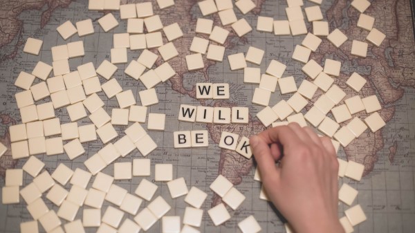 Positive Words Inscription wallpaper