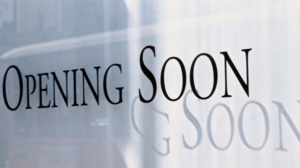 Shop Showcase Glass Lettering Openin wallpaper