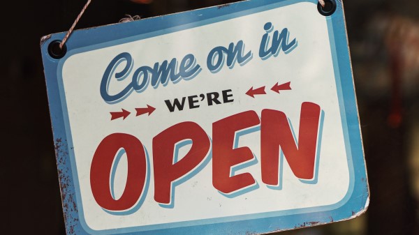 Sign Inscription Open Wallpaper