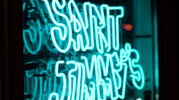Sign Neon Text Photo wallpaper