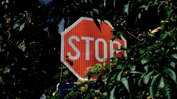Sign Stop Caution wallpaper