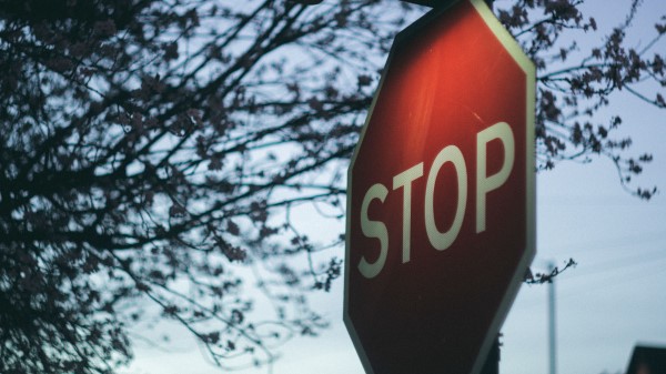 Sign Stop Lantern wallpaper