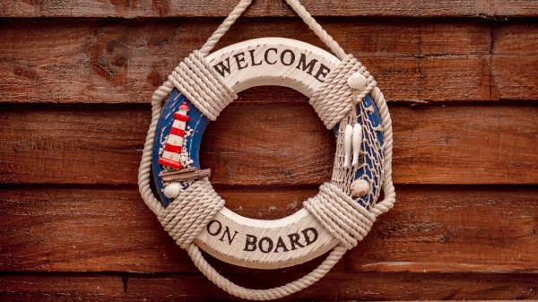 Welcome Inscription Circle wallpaper