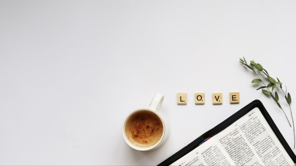 Words Love Cup Wallpaper