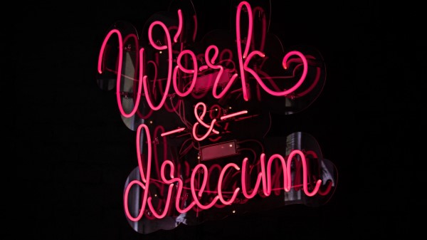 Work Dream Neon wallpaper