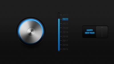 2022 Happy New Year Wallpaper