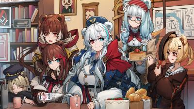 Absinthe Gummy Istina Rosa Zima Arknights Wallpaper