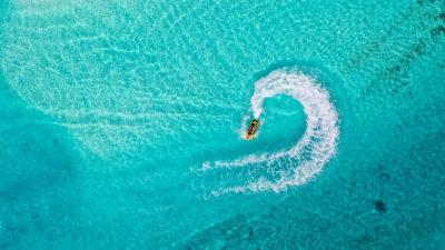 Boat Aerial Wallpaper