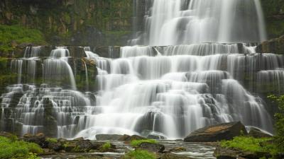 Chittenango Falls Outside Syracuse Wallpaper