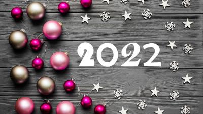 Christmas Ornaments New Year 2022 Hd Wallpaper