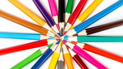 Design Color Photography Pencil Wallpaper