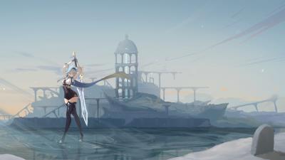 Eula Genshin Impact Wallpaper