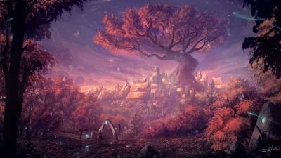 Fantasy City Hd Wallpaper Wallpaper