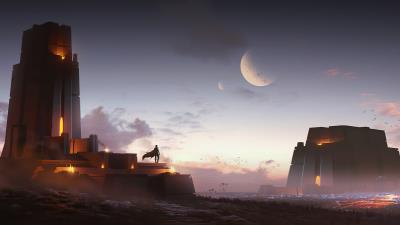 Fantasy Temple 4k Wallpaper