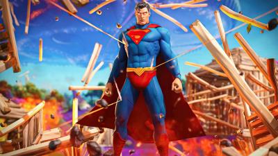 Fortnite Superman Hd Wallpaper Wallpaper
