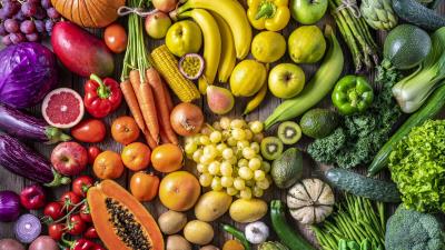 Fruit And Vegetables Wallpaper