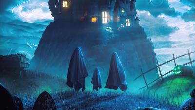 Halloween Ghosts 4k Wallpaper