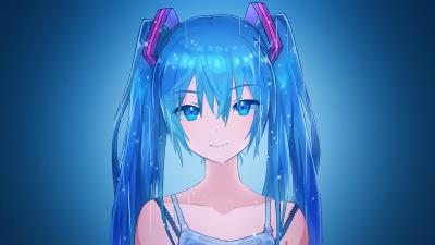 Hatsune Miku Vocaloid 4k Wallpaper Wallpaper