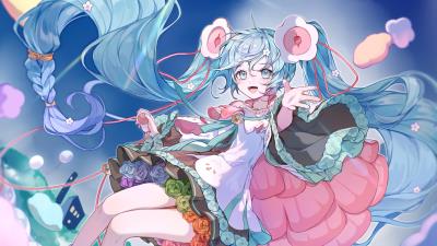 Hatsune Miku Vocaloid Anime Wallpaper