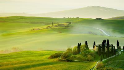 Hills Of Tuscany Hd Wallpaper Wallpaper