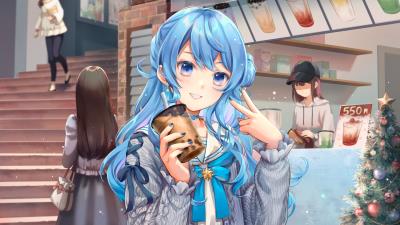 Hoshimachi Suisei Virtual Youtuber 4k Wallpaper