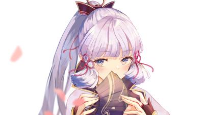 Kamisato Ayaka Genshin Impact 2k Wallpaper Wallpaper