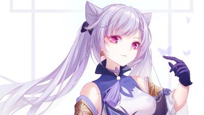 Keqing Genshin Impact 2k Wallpaper Wallpaper