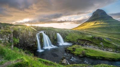 Kirkjufellsfoss Iceland Wallpaper