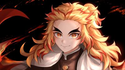 Kyojuro Rengoku Demon Slayer Kimetsu No Yaiba Wallpaper