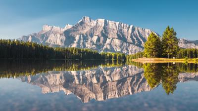 Lake Reflection 4k Wallpaper Wallpaper
