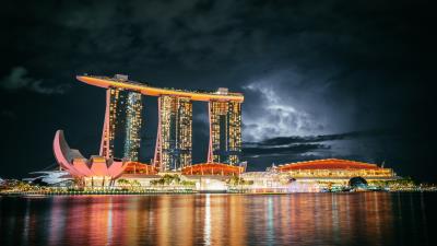 Marina Bay Sands 8k Wallpaper Wallpaper